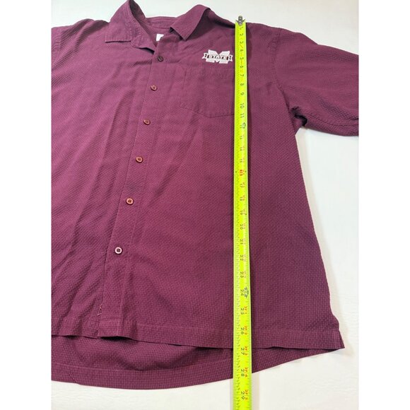 Cutter & Buck Mississippi State University Men Button-Up Shirt XL Maroon (ii109) - Picture 2 of 8